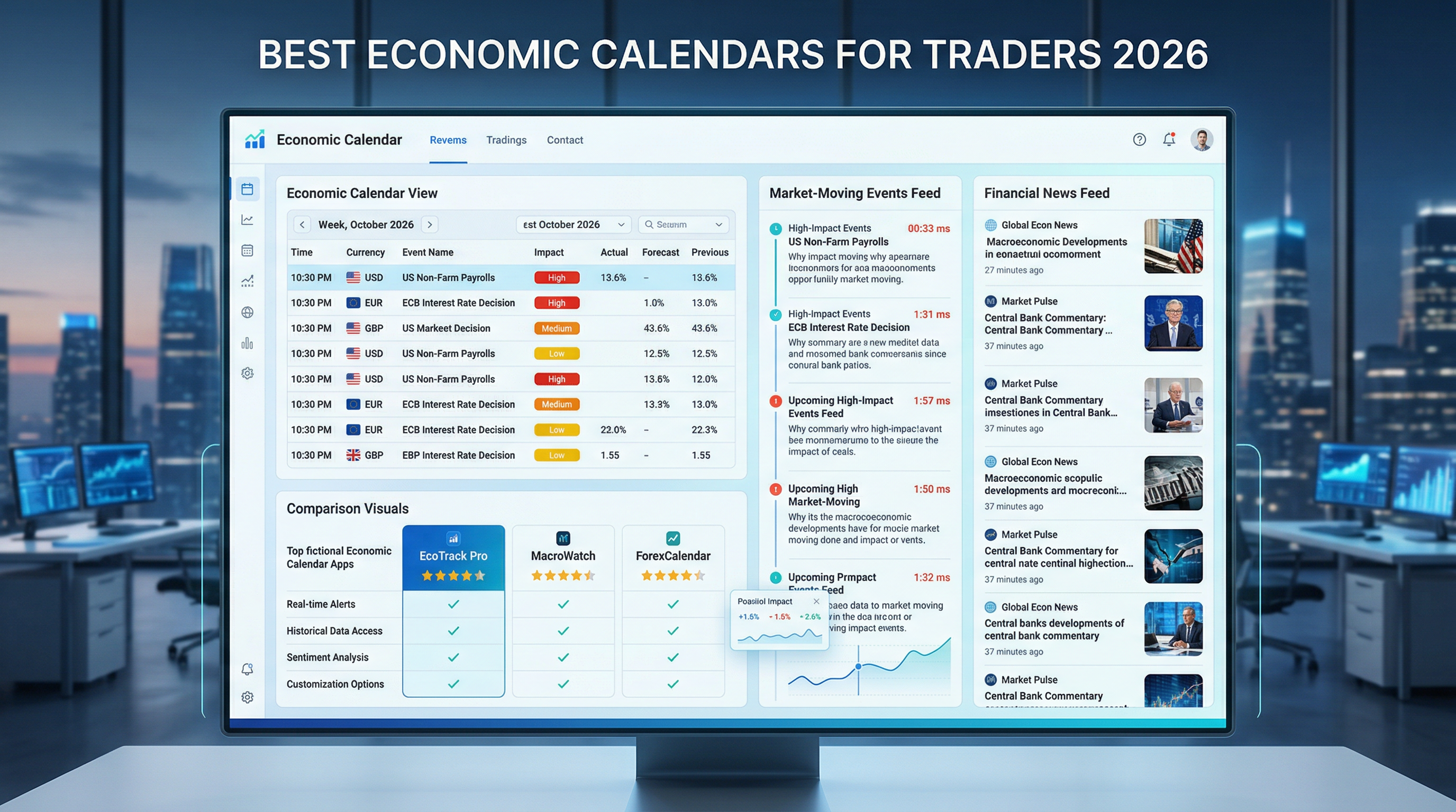 Best Economic Calendars for Traders: Tools That Track Market-Moving Events