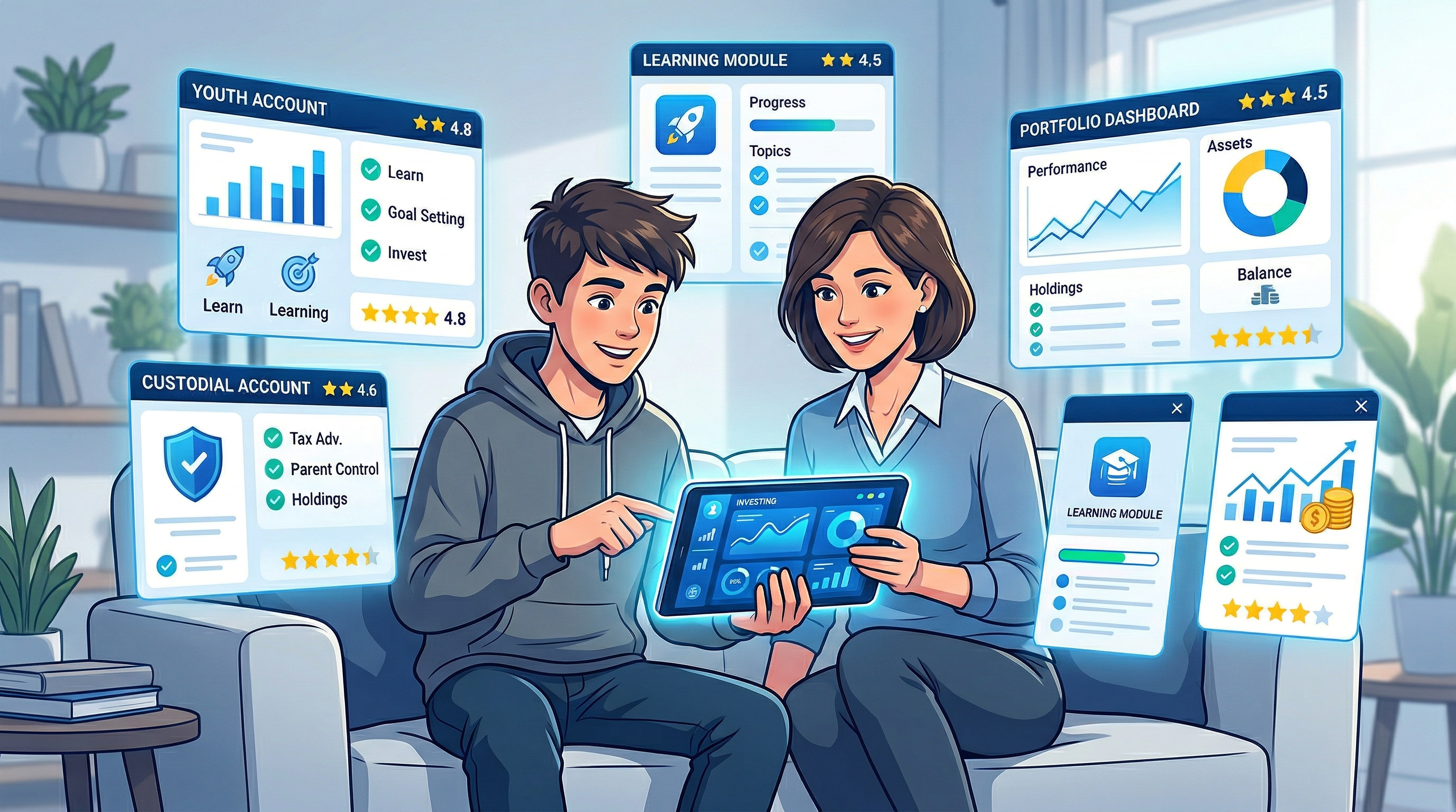 Best investing apps for teens in 2026: youth accounts vs custodial accounts
